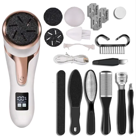 Electric Foot Scrubber with LCD Display