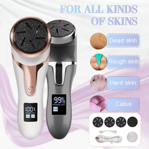 Electric Foot Scrubber with LCD Display